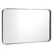 Wall-Mounted Rectangle Bathroom Mirror with Metal Frame Suitable for Home or Offices